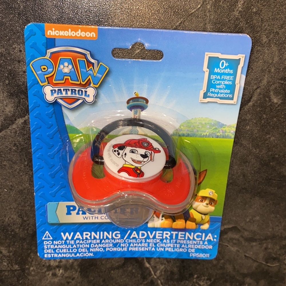 Paw 🐾 Patrol Marshall Pacifier With Cover